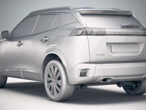Peugeot 2008 2020 3D Model
