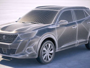 Peugeot 2008 2020 3D Model