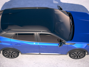 Peugeot E-2008 2020 3D 모델