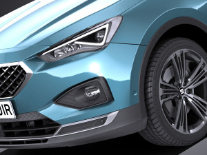 Seat Tarraco 2019 lowpoly 3D Модель
