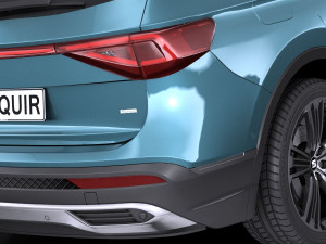 Seat Tarraco 2019 lowpoly 3D Модель