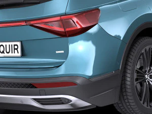 Seat Tarraco 2019 lowpoly 3D Model