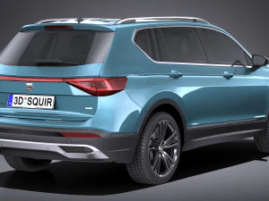 Seat Tarraco 2019 lowpoly 3D Model