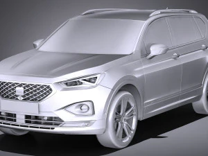 Seat Tarraco 2019 lowpoly 3D Model