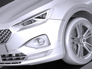 Seat Tarraco 2019 lowpoly 3D Модель