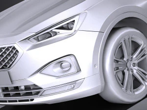 Seat Tarraco 2019 lowpoly 3D Model
