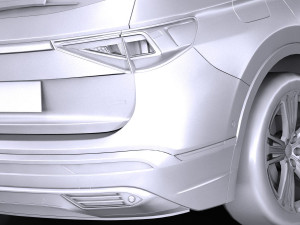 Seat Tarraco 2019 lowpoly 3D Модель
