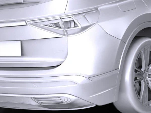 Seat Tarraco 2019 lowpoly 3D Model