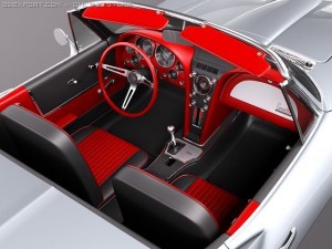 Chevrolet Corvette C2 Convertible Modelo 3D