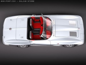 Chevrolet Corvette C2 Convertible Modelo 3D