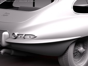 Jaguar Etype 1962 Coupe Modèle 3D