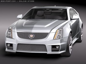 Cadillac CTS-V coupe 2011 3D Model