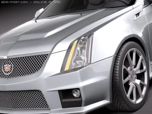 Cadillac CTS-V coupe 2011 3D Model