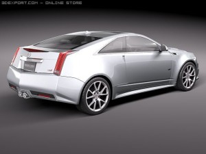 Cadillac CTS-V coupe 2011 3D Model