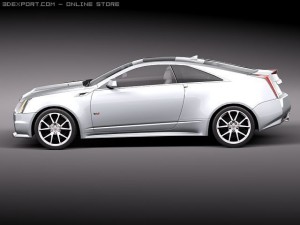 Cadillac CTS-V coupe 2011 3D Model
