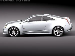 Cadillac CTS-V coupe 2011 3D Model