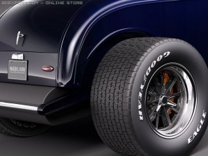 F32 Hot Rod Flame Custom Modèle 3D