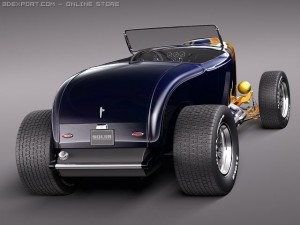 F32 Hot Rod Flame Custom Modèle 3D