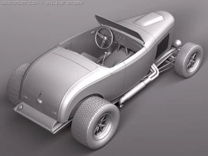 F32 Hot Rod Flame Custom 3D Model