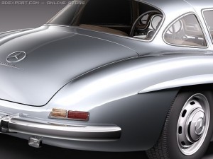 Mercedes-Benz 300 SL Gullwing Model 3D
