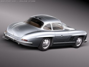 Mercedes-Benz 300 SL Gullwing Model 3D