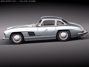 Mercedes-Benz 300 SL Gullwing Model 3D
