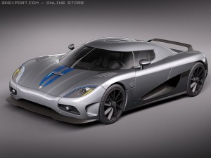 Koenigsegg Agera 2011 3D Model