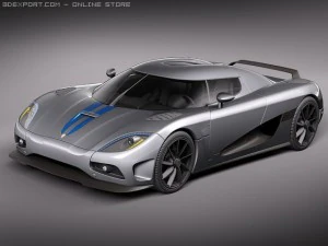Koenigsegg Agera 2011 Model 3D