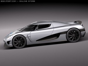 Koenigsegg Agera 2011 3D 모델