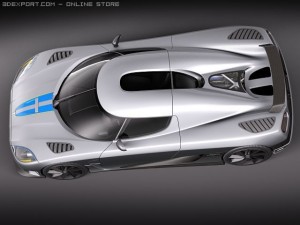 Koenigsegg Agera 2011 3D 모델