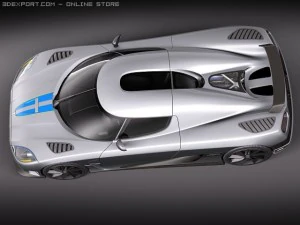 Koenigsegg Agera 2011 3D Model