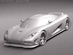Koenigsegg Agera 2011 3D 모델