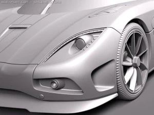 Koenigsegg Agera 2011 3D Model