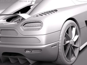 Koenigsegg Agera 2011 3D Model