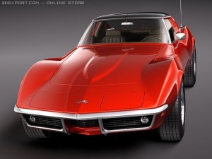 Chevrolet Corvette C3 1969 3D 모델
