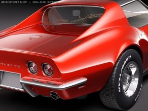 Chevrolet Corvette C3 1969 3D 모델