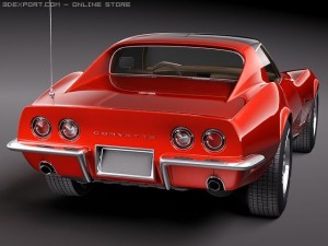 Chevrolet Corvette C3 1969 3D 모델