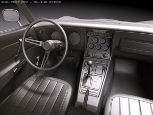 Chevrolet Corvette C3 1969 3D 모델