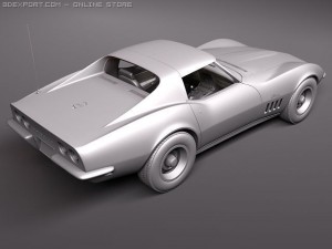 Chevrolet Corvette C3 1969 3D 모델