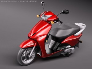 Honda Elite 2010 3Dモデル