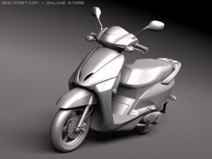 Honda Elite 2010 3D Модель