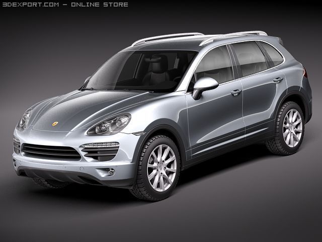 Porsche Cayenne 2011 Model 3D .c4d .max .obj .3ds .fbx .stl .blend 