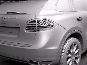 Porsche Cayenne 2011 Model 3D