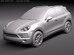 Porsche Cayenne 2011 Model 3D