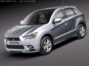 Mitsubishi Outlander Sport RVR ASX 3D-Modell
