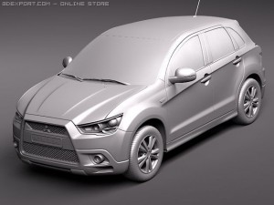 Mitsubishi Outlander Sport RVR ASX Modello 3D