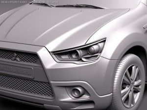 Mitsubishi Outlander Sport RVR ASX Modello 3D