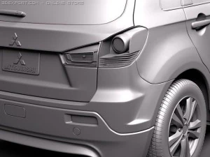 Mitsubishi Outlander Sport RVR ASX 3D Model