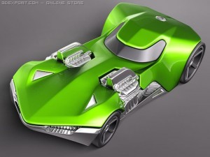 Hot Wheels Twin Mill Concept Car 3D Model