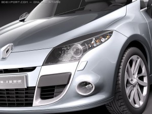 Renault Megane Coupe Cabriolet 2011 3Dモデル